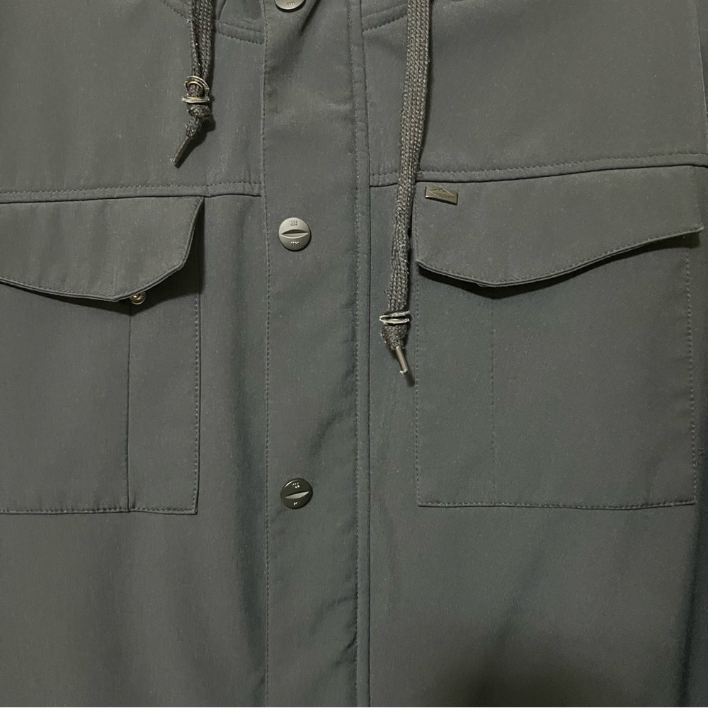 Empyre Surplus Co Windbreaker Men’s L Black Full Zip Water Repelling Jacket - Picture 3 of 8